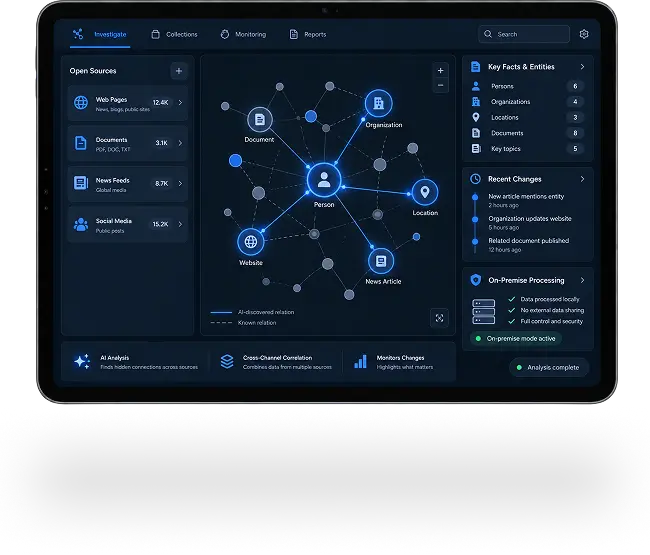 Turn Open-Source Data into Verified Intelligence