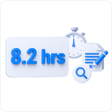 hours per week lost on documents